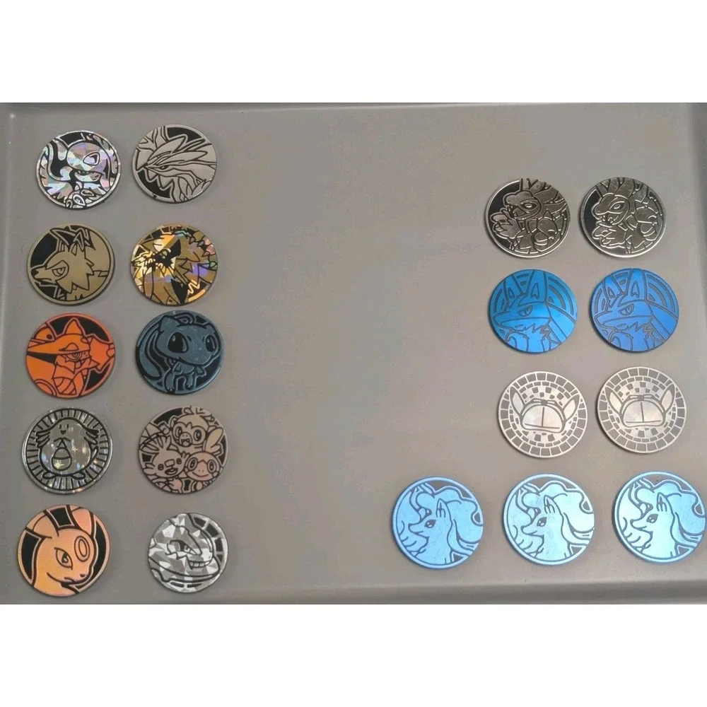 Pokémon TCG Coin Lot Holo Charizard Mew Eevee Lucario Vulpix 19‎ Total
